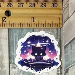🌀10/$10🌀 Galaxy Cat Reusable Waterproof Vinyl Sticker Decal